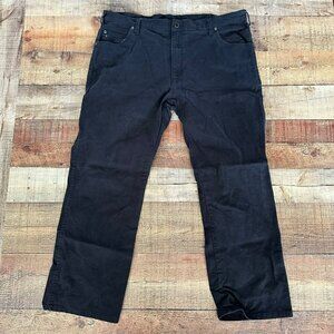 Dickies Mens Size 40"x30" Black Canvas Pants